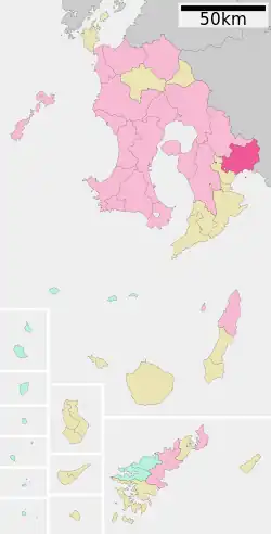 Location of Shibushi