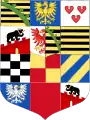 19th century coat of arms of the Anhalt duchies of Anhalt-Dessau