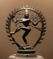 Chola Nataraja with an aureole of flames (11th century)