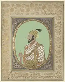 Shivaji's portrait (1680s) in the Rijksmuseum (1630-80)