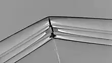 Shock wave around an aircraft