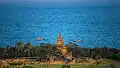 Aerial view of the Shore Temple