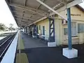 Shorncliffe station platform, Brisbane