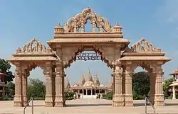 Gate of Shri Swaminarayan Mandir, Bhavnagar, India