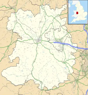 Prees is located in Shropshire