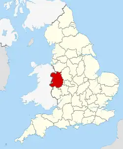 Shropshire within England