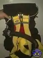 Adapted Wing sidemount BCD (32 lb donut wing/OMS Profile) with soft backplate (Oxycheq Travel-Lite).