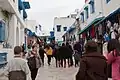 People and tourists in Sidi Bou Said