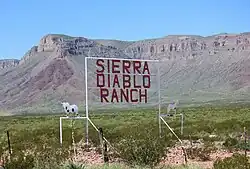 12,800 acre Sierra Diablo Ranch north of Van Horn