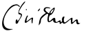 Christian III's signature