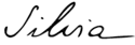 Silvia's signature