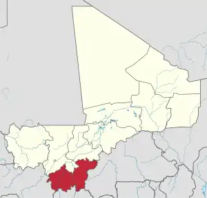 Location within Mali