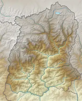 Location of Gurudongmar Lake