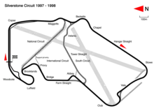 Silverstone Circuit in its 1997 configuration