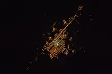 Sinop satellite image at night in 2016