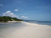 Sandugan Beach in Larena, Siquijor