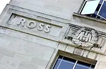 Sir Ronald Ross's name on LSHTM