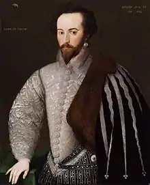 Sir Walter Raleigh was a courtier favoured by Elizabeth I