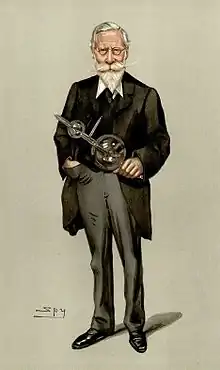 Sir William Crookes by Sir Leslie Ward, 1902