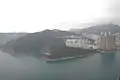 Aerial view of Cape Collinson, Siu Sai Wan and western slope of Pottinger Peak