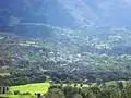 The village of Skiada on the side of Mount Erymanthos