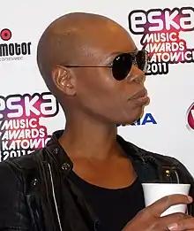 Skin at the 2011 Eska Music Awards