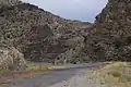 US-50 descending from Skull Rock Pass in western Utah