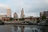 The building (center left) is visible from Waterplace Park