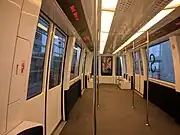 Interior of a Skylink car