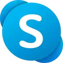 Logo of Skype (2019–present)