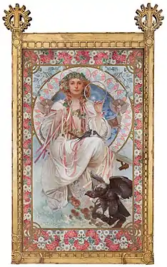 Slavia by Alphonse Mucha (1908)