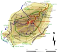 Map of the peak