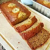 Filipino banana bread (often called "banana cake")