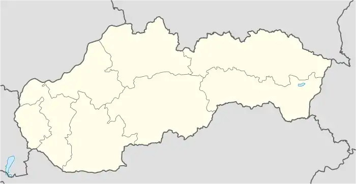 Vráble is located in Slovakia