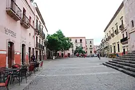 Plaza de San Agustin in Zacatecas.