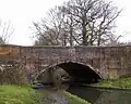 The Dunstall water Bridge viewed from the canal side.