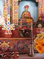 Interior of a Bhutanese temple erected on the National Mall