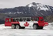 Terra Bus on the Athabasca Glacier in 2010