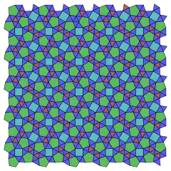 A snub operator applied twice to the square tiling, while it doesn't have regular faces, is made of square with irregular triangles and pentagons.