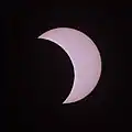 Partial from Fukuoka, Japan, 8:12 UTC