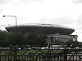 Soldier Field as seen from Lake Shore Drive in 2013