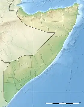 Galkayo is located in Somalia