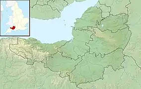 Location in Somerset