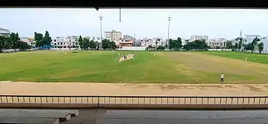 View of stadium from the stands