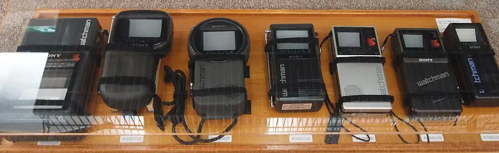 Various models of Sony Watchmen