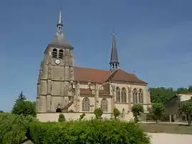 The church in Soulaines-Dhuys