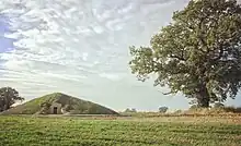 The modern Soulton Long Barrow