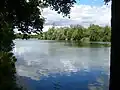 The lake in the public park of Souppes-sur-Loing