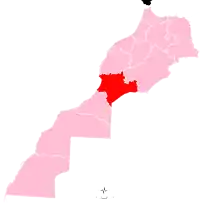 Location in Morocco