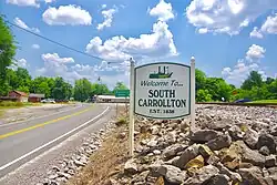 Welcome sign along US 431